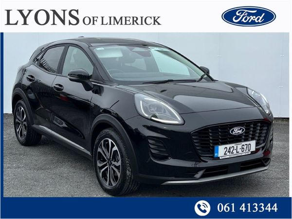 Ford Puma MPV, Petrol Hybrid, 2024, Black