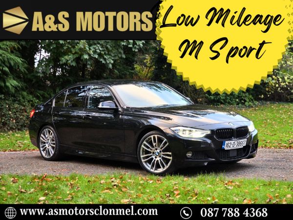 BMW 3-Series Saloon, Petrol Plug-in Hybrid, 2016, Black