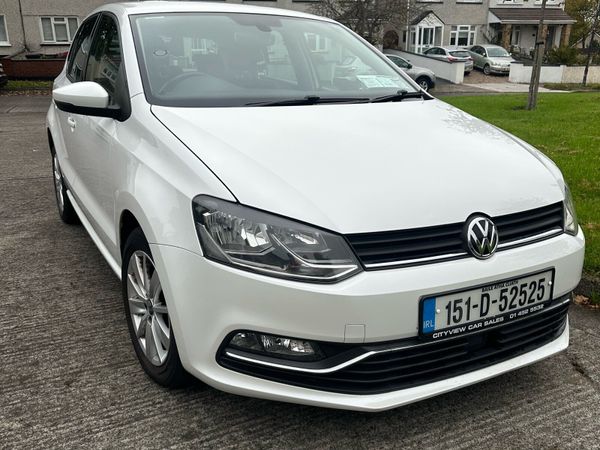 Volkswagen Polo Hatchback, Petrol, 2015, White