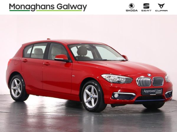 BMW 1-Series Hatchback, Diesel, 2015, Red