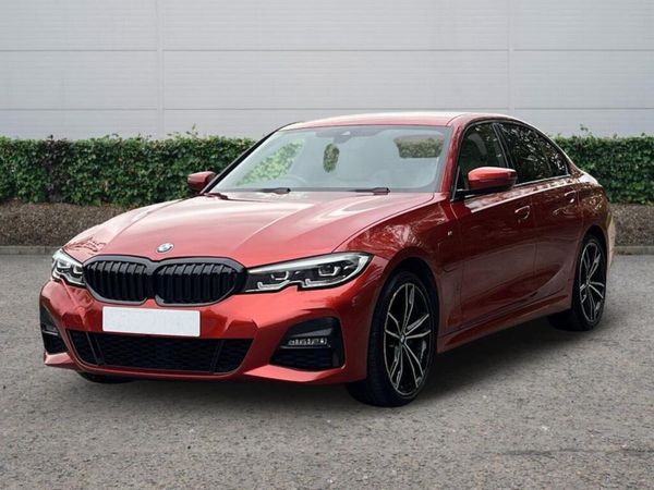 BMW 3-Series Saloon, Petrol Hybrid, 2019, Orange