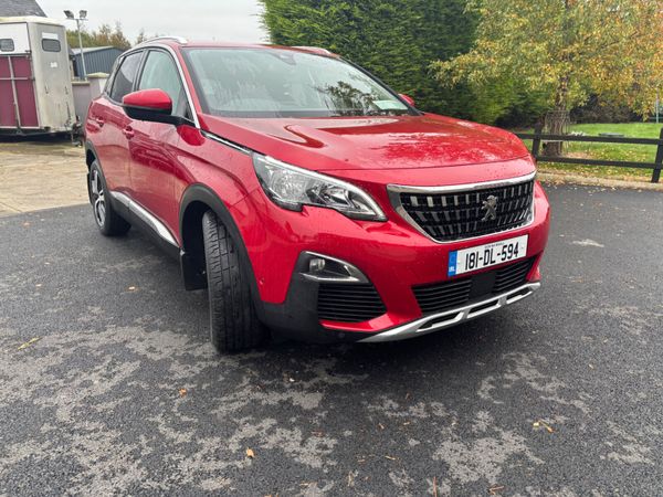 Peugeot 3008 MPV, Diesel, 2018, Red