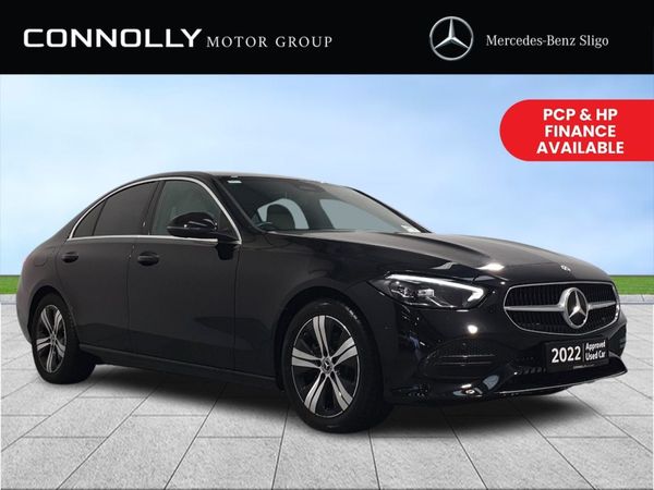 Mercedes-Benz C-Class Saloon, Petrol Hybrid, 2022, Black