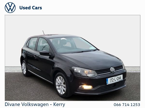 Volkswagen Polo Hatchback, Petrol, 2017, Black