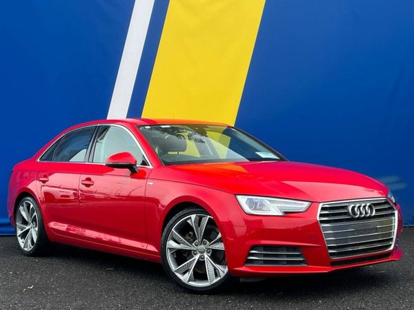 Audi A4 Saloon, Petrol, 2017, Red