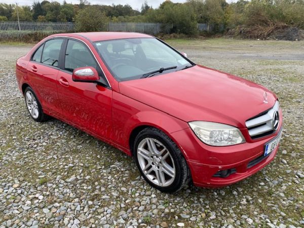 Mercedes-Benz C-Class Saloon, Petrol, 2008, Red