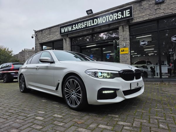 BMW 5-Series Saloon, Petrol Plug-in Hybrid, 2020, White
