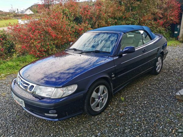 Saab 9-3 Convertible, Petrol, 2002, Blue