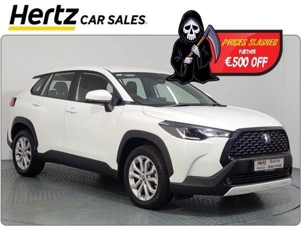 Toyota Corolla Cross Hatchback, Petrol Hybrid, 2023, White
