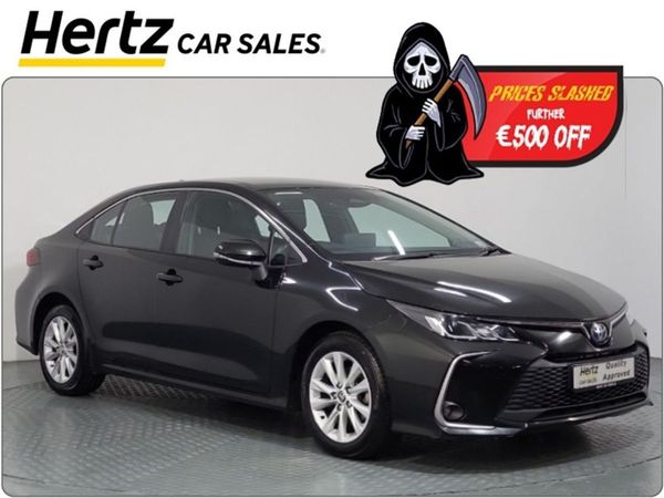 Toyota Corolla Saloon, Petrol Hybrid, 2023, Black