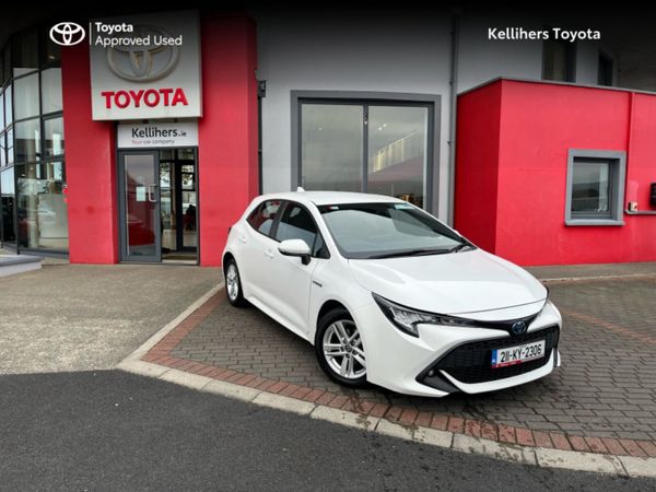 Toyota Corolla Hatchback, Petrol Hybrid, 2021, White