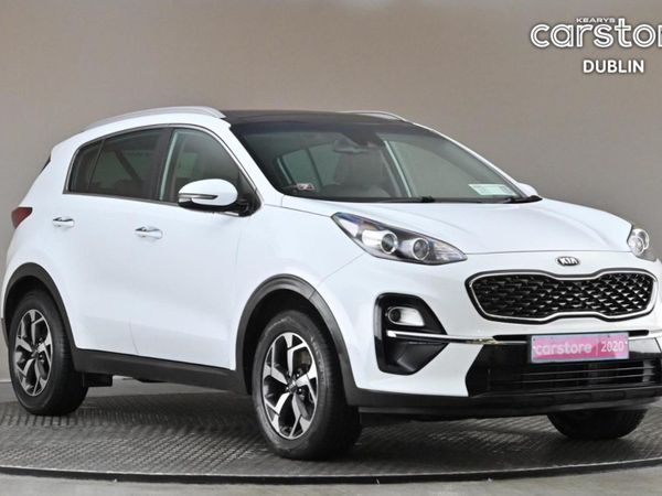 Kia Sportage SUV, Petrol Hybrid, 2020, White