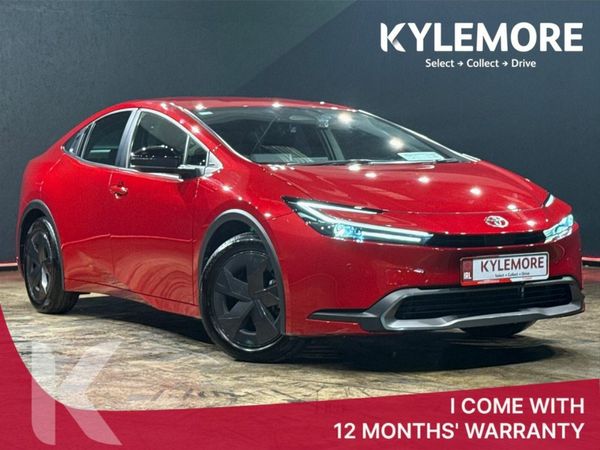 Toyota Prius Hatchback, Petrol Hybrid, 2024, Red