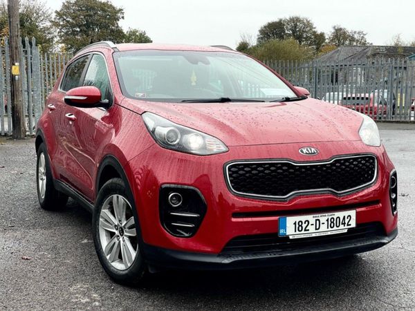 Kia Sportage SUV, Diesel, 2018, Red