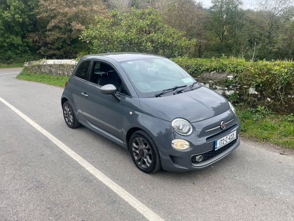 Fiat 500 Hatchback, Petrol, 2017, Grey