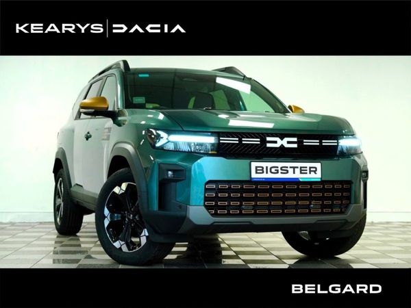 Dacia Bigster SUV, Petrol Hybrid, 2026, Green