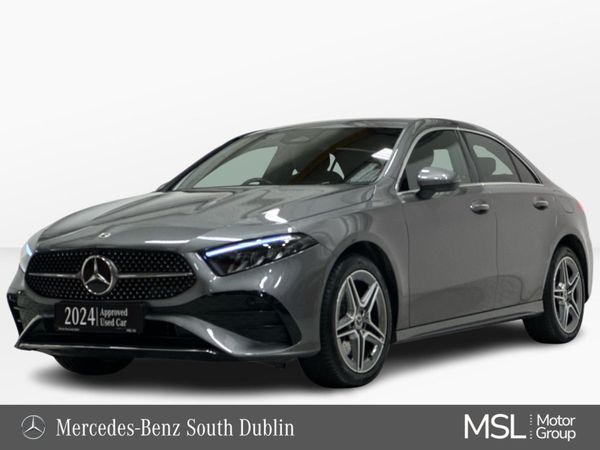 Mercedes-Benz A-Class Saloon, Petrol Plug-in Hybrid, 2024, Grey