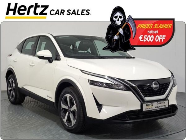 Nissan Qashqai MPV, Petrol Hybrid, 2023, White