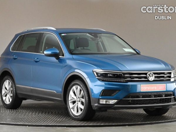 Volkswagen Tiguan SUV, Petrol, 2017, Blue