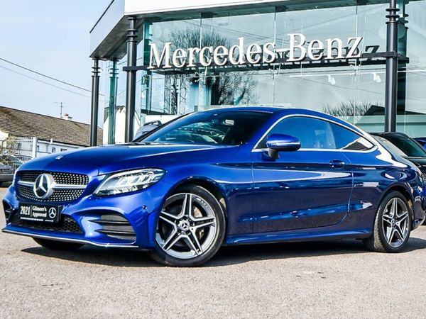 Mercedes-Benz C-Class Coupe, Diesel, 2021, Blue