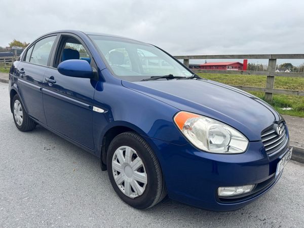 Hyundai Accent Saloon, Petrol, 2007, Blue