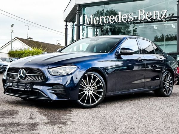 Mercedes-Benz E-Class Saloon, Diesel Hybrid, 2023, Blue