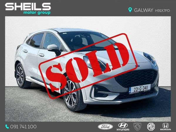 Ford Puma MPV, Petrol Hybrid, 2022, Grey