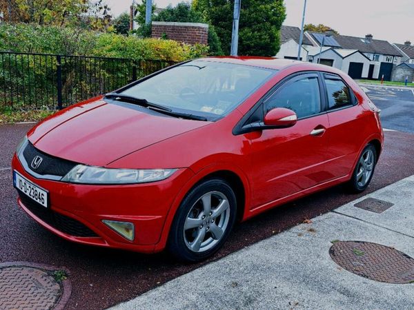 Honda Civic Hatchback, Petrol, 2010, Red
