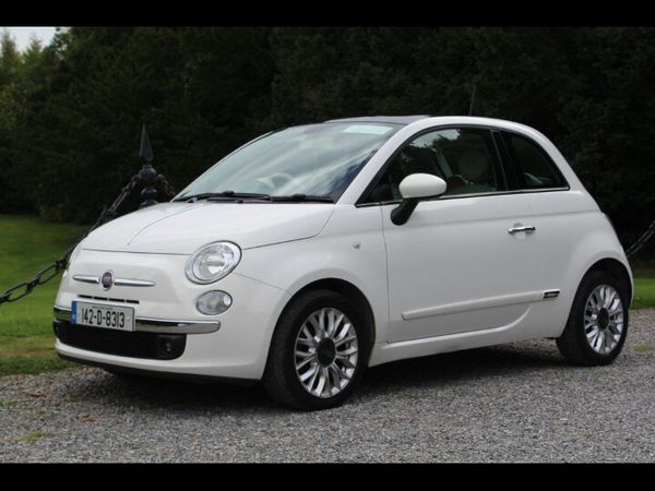 Fiat 500 Hatchback, Petrol, 2014, White