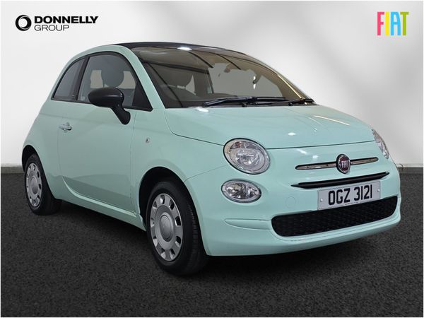 Fiat 500 Convertible, Petrol, 2019, Green
