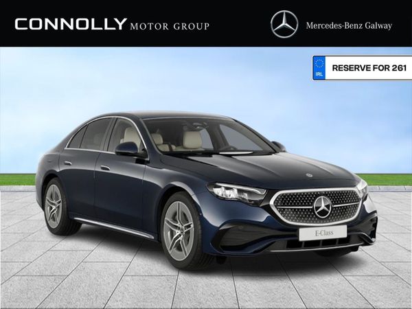 Mercedes-Benz E-Class Saloon, Diesel Plug-in Hybrid, 2026, Blue