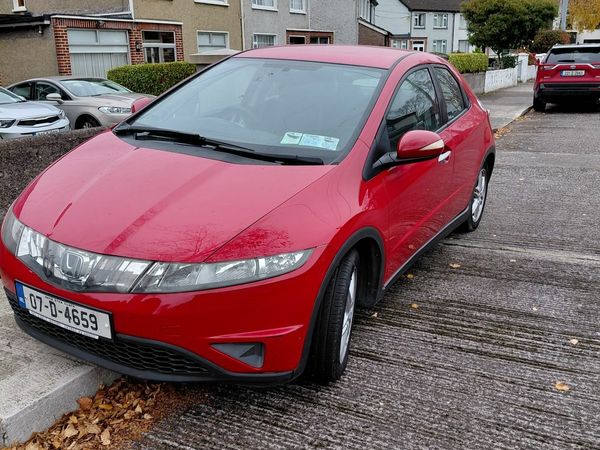 Honda Civic Hatchback, Petrol, 2007, Red