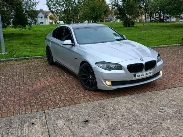 BMW 5-Series Saloon, Diesel, 2013, Silver