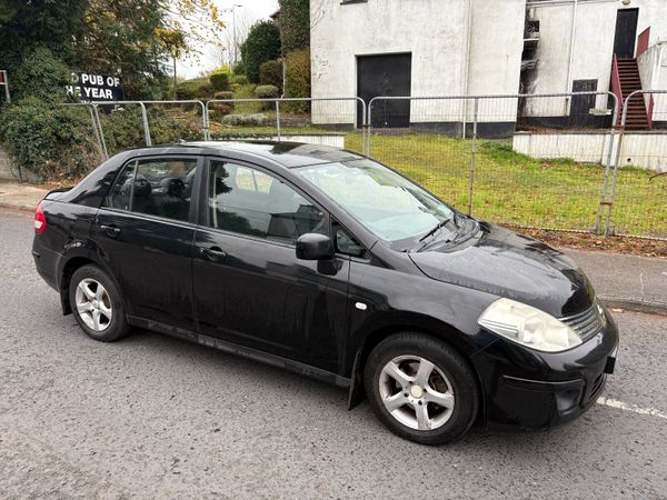 Nissan Tiida Saloon, Petrol, 2008, Black