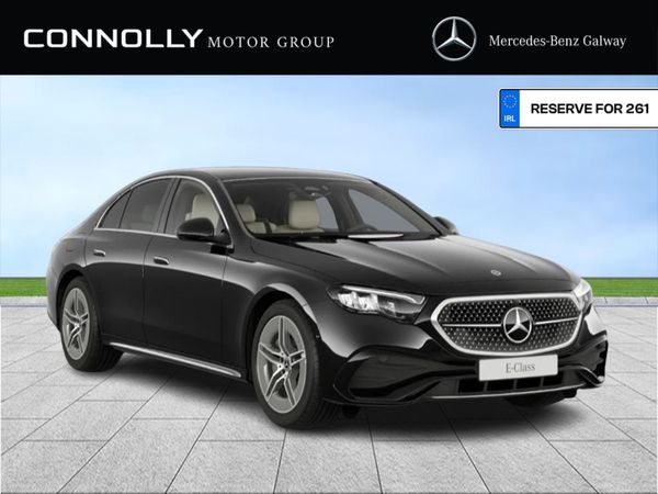 Mercedes-Benz E-Class Saloon, Diesel Plug-in Hybrid, 2026, Black