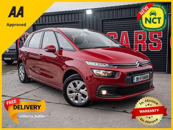 Citroen C4 Picasso MPV, Petrol, 2018, Red