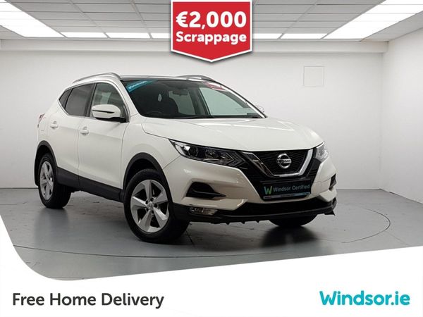 Nissan Qashqai MPV, Petrol, 2019, White