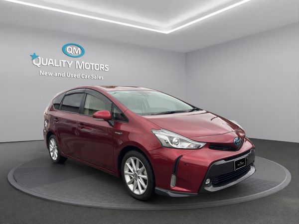 Toyota Prius MPV, Petrol Hybrid, 2019, Red