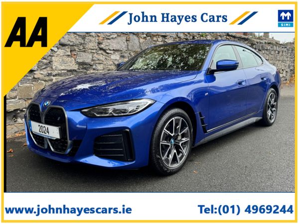 BMW i4 Coupe, Electric, 2024, Blue