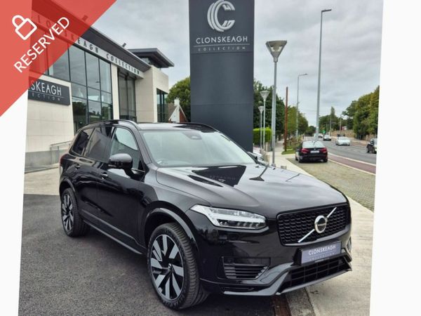 Volvo XC90 SUV, Petrol Plug-in Hybrid, 2024, Black