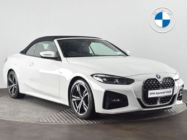 BMW 4-Series Cabriolet, Diesel Hybrid, 2022, White