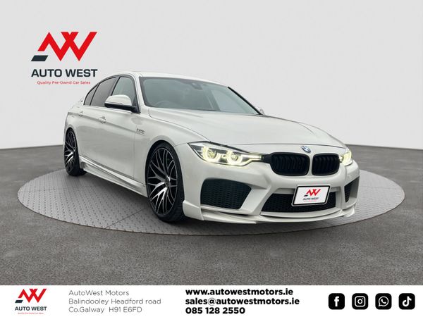 BMW 3-Series Saloon, Petrol Hybrid, 2016, White