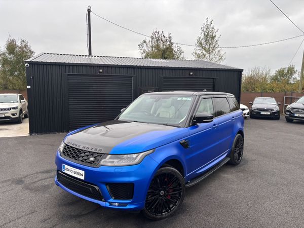 Land Rover Range Rover Sport SUV, Petrol Plug-in Hybrid, 2020, Blue