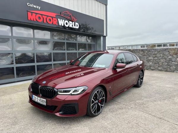 BMW 5-Series Saloon, Diesel, 2023, Red