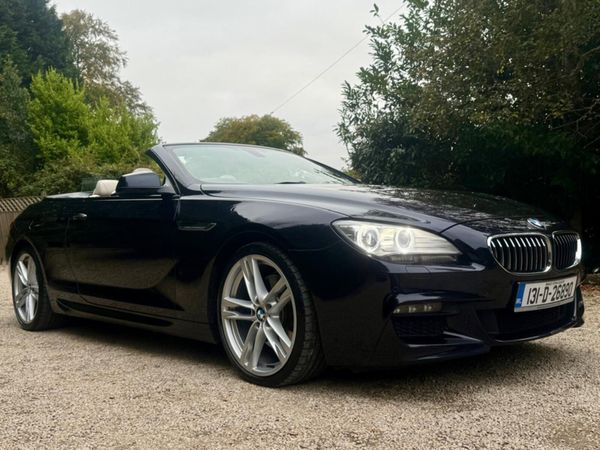 BMW 6-Series Convertible, Diesel, 2013, Black