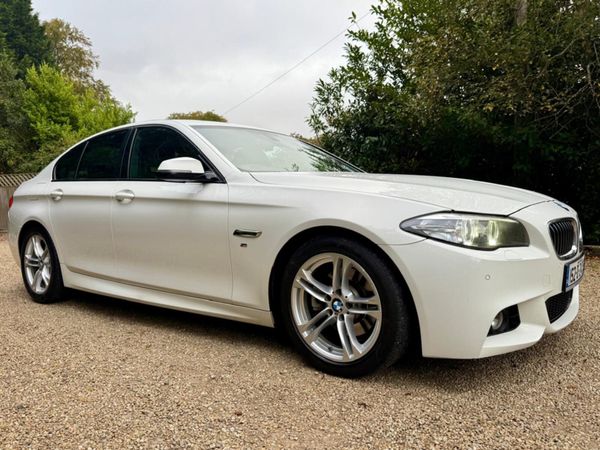 BMW 5-Series Saloon, Diesel, 2015, White
