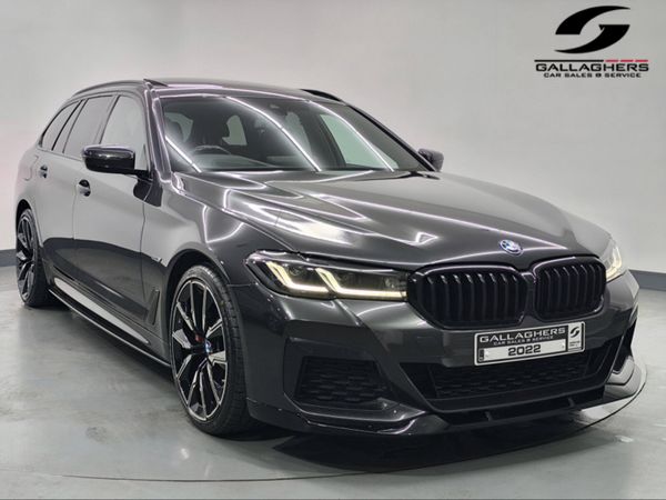 BMW 5-Series Estate, Petrol Plug-in Hybrid, 2022, Grey