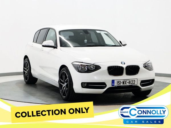 BMW 1-Series Hatchback, Diesel, 2015, White