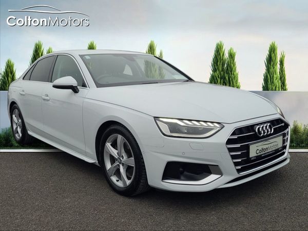 Audi A4 Saloon, Diesel Hybrid, 2021, White