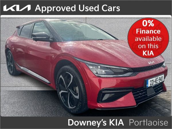 Kia EV6 Saloon, Electric, 2022, Red